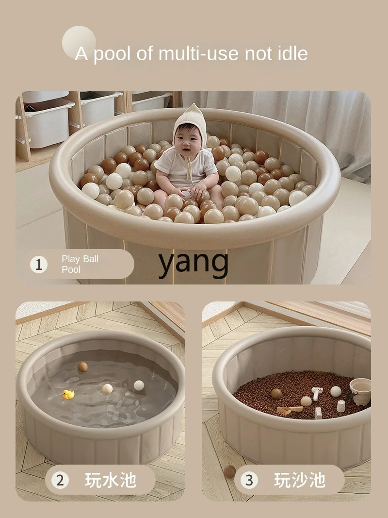 L'm'm Children's Marine Ball Fence Baby Toy Ball Indoor Home Thickened Wave Ball Pool 2