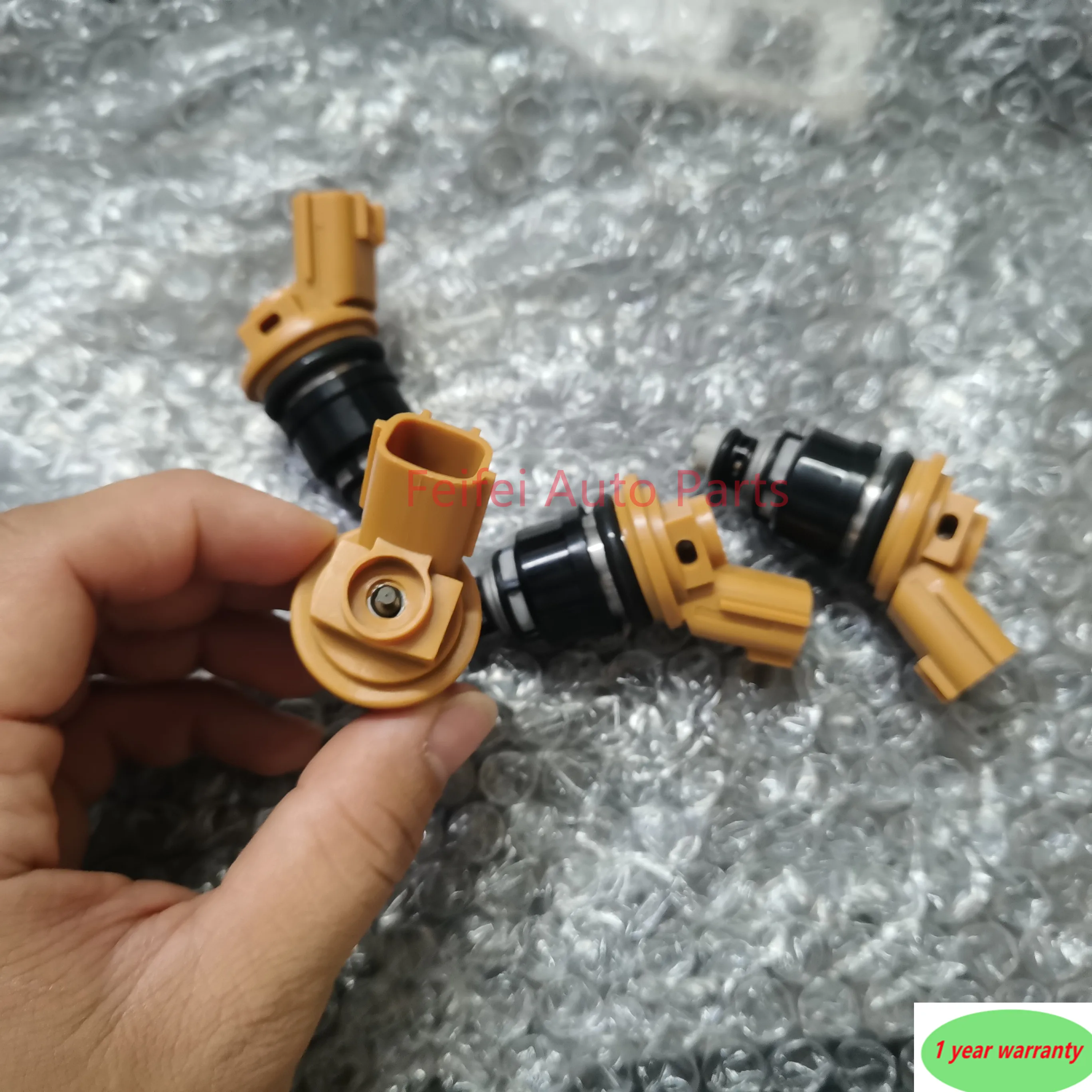 4Pc 555Cc Muslimnismo Side Feed Iniettori Di Carburante Gialli 16600 Rr543 Per Nisaan- 300Zx Z32 Rb25Det Vg30Dett Sr20Det Ka24