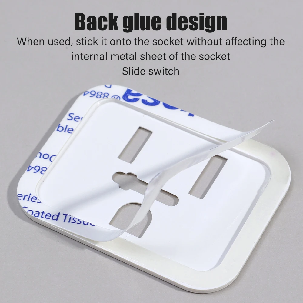 1-3pcs Sliding Type Power Socket Protection Covers Anti-electric Shock Switch Safety Plug Protective Cover Baby Safety Supplies