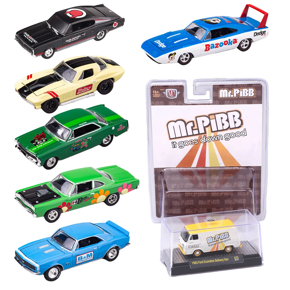 1/64 Bburago M2 Machines GreenLight Autoworld Cars Models Alloy Diecasts Vehicles Simulation Collection Kids Toys For Boys Gifts