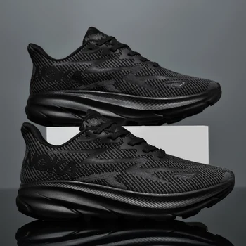 Men's Running Shoes Jogging Cushioning Luxury Shoes Trainer Race Outdoor Breathable Couple Non-Slip Sneakers Mesh Off-road Shoes 3