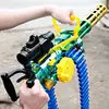 Manual & Automatic Foam Blaster Soft Bullet Gatling Gun Outdoor Shooting Game Toys 5