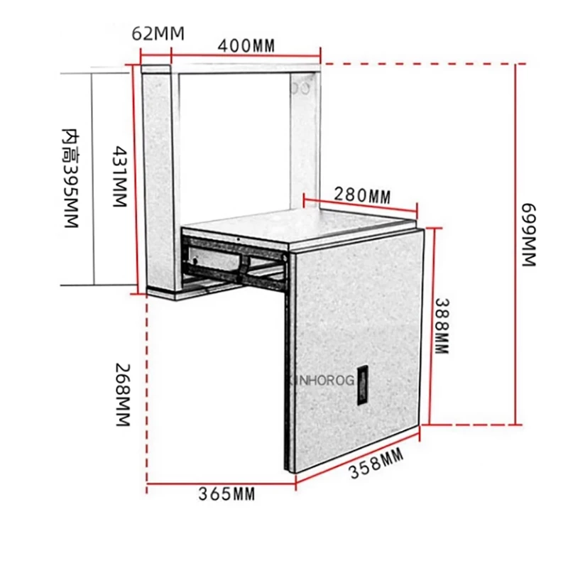Folding Shoe-changing Stool Buffer Wall-mounted Invisible Stool Wall-mounted Entry Door Ultra-narrow Hardware Entrance
