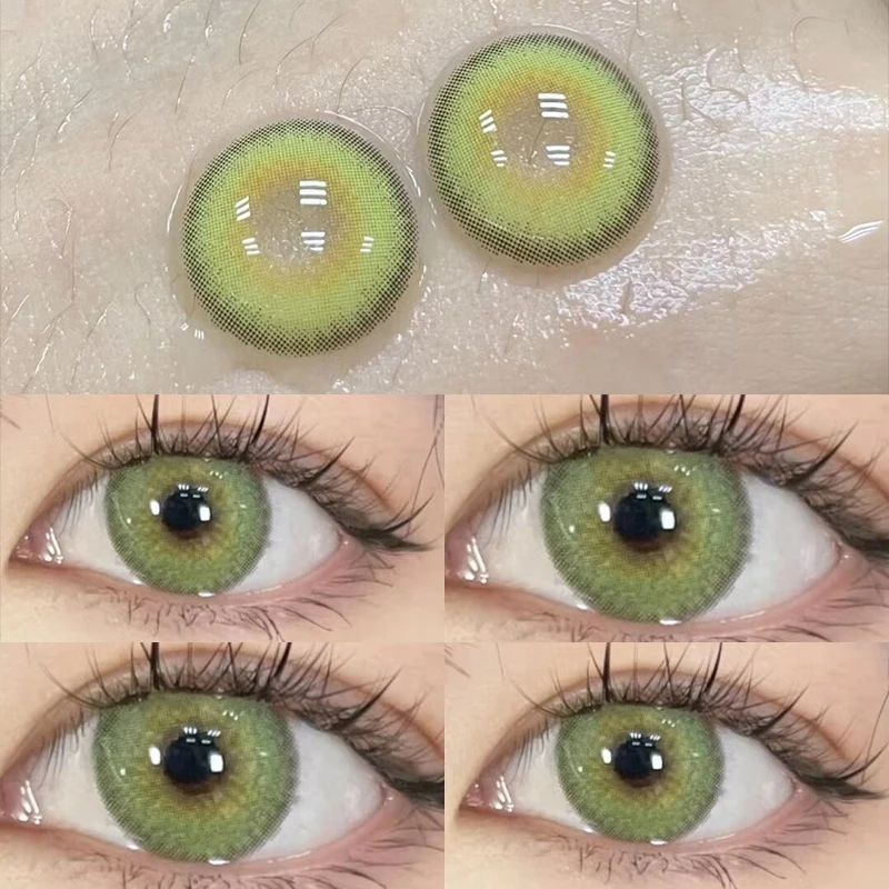 Vibrant Green Prescription Contact Lenses - Natural Look, Fast Delivery