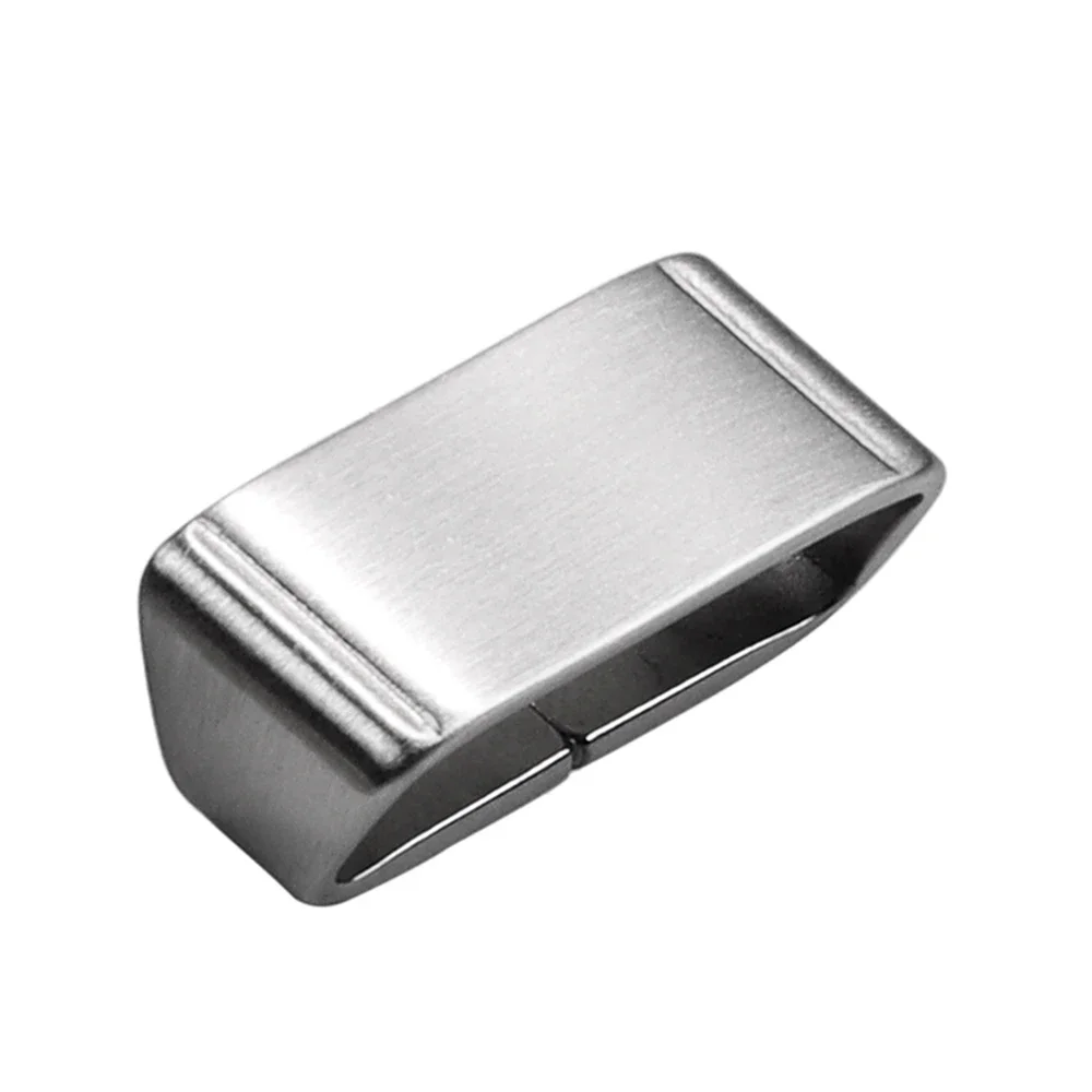 Metal Ring Buckle Watchband Keeper - Movable Strap Holder Loop