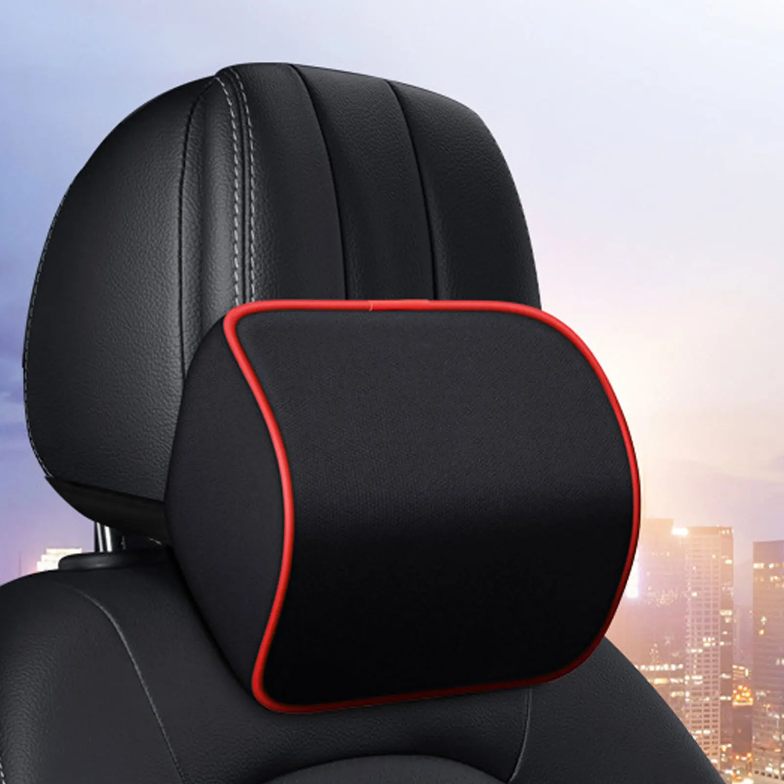 

Car Neck Headrest Pillow Car Accessories Cushion Auto Seat Head Support Neck Protector Automobiles Seat Neck Rest Memory Cotton