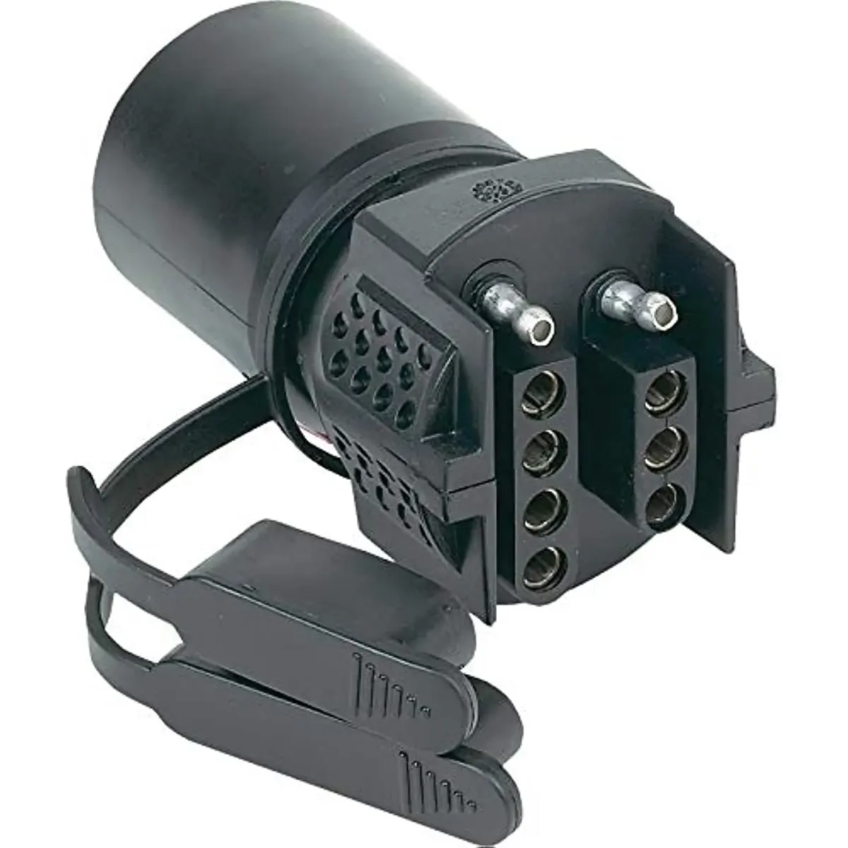 

Trailer Plug Adapters 7 Pin to 4 and 5 Flat Blade Trailer Connector for Trailer Tow Hitch, Weatherproof