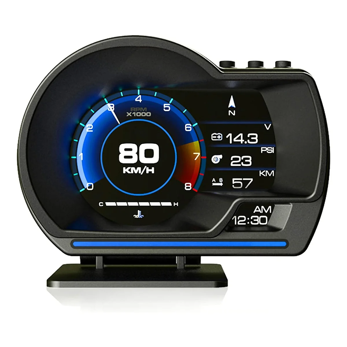 

A500 GPS HUD Head-Up Display OBD Speedometer Universal