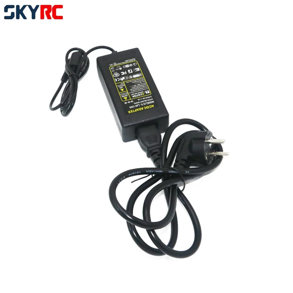 Chargeur RC B6 80W LiPo NiMH avec adaptateur secteur - Rouge/Jaune