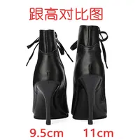 Women Thin HIgh Heels Peep Toe Boots Stilettos Jazz Dance Women's shoes For Latin Dancing Street Sexy Stilettos Plus Size - Image 6