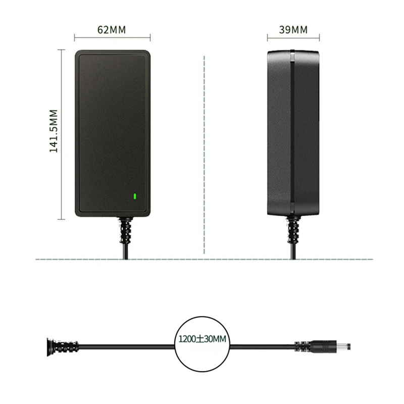 30V5A Power Adapter 150W Power Supply Charger Universal Adapter For Laptops Printers Appliances Etc Durable US Plug