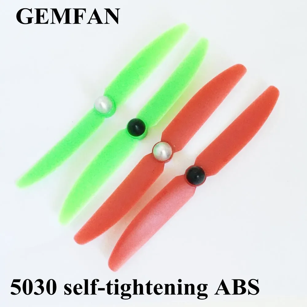 

2pair/Lot Gemfan 5030 ABS Self Lock Propeller 2CW+2CCW Self-tightening Propeller light weight For RC Multirotor FPV Racing Drone