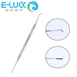 Dual - Ended Orthodontic Ligature Director with Curved Scaler - Professional Dental Tool Instrument (1 pc)