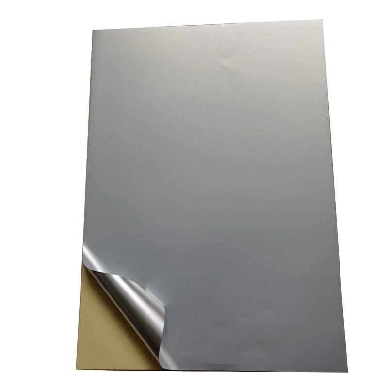 

Special Layer 50 Micron Thickness A4 Blank Matte Silver Sticker Label Paper For Inkjet/Laser/UV Printer