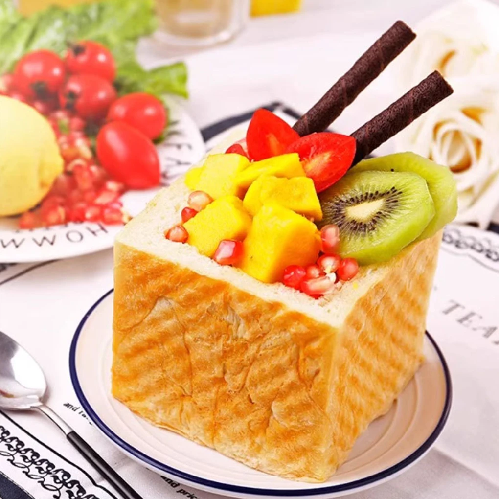 

6pcs/set Heat-Resistant Bread Toast Molds With Lid Non-Stick And Eco-Friendly Baking Solution