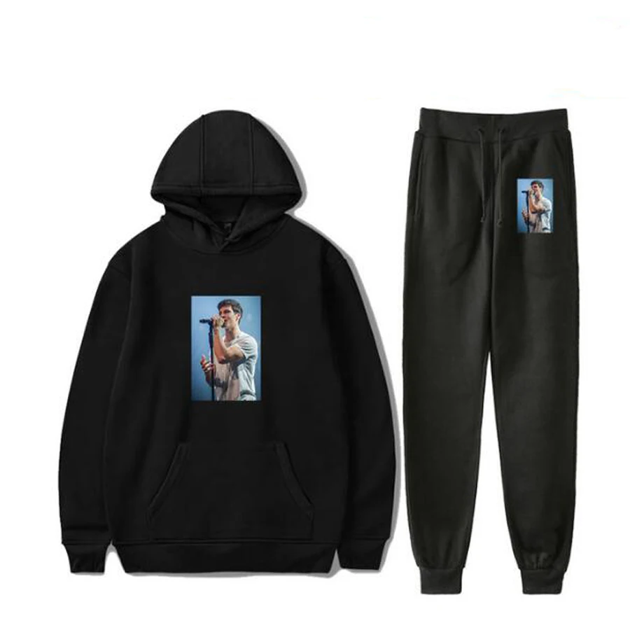 

Wincent Weiss спортивный костюм мужские комплекты модный спортивный костюм свитшот с капюшоном + спортивные брюки Мужская одежда комплект из 2 предметов наряды