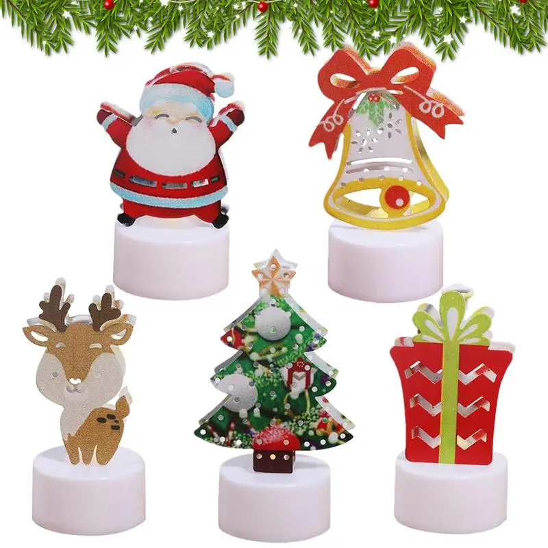 

Christmas Theme LED Flameless Candles Light Simulation Wedding Candle Lamp Party Christmas Home Decor