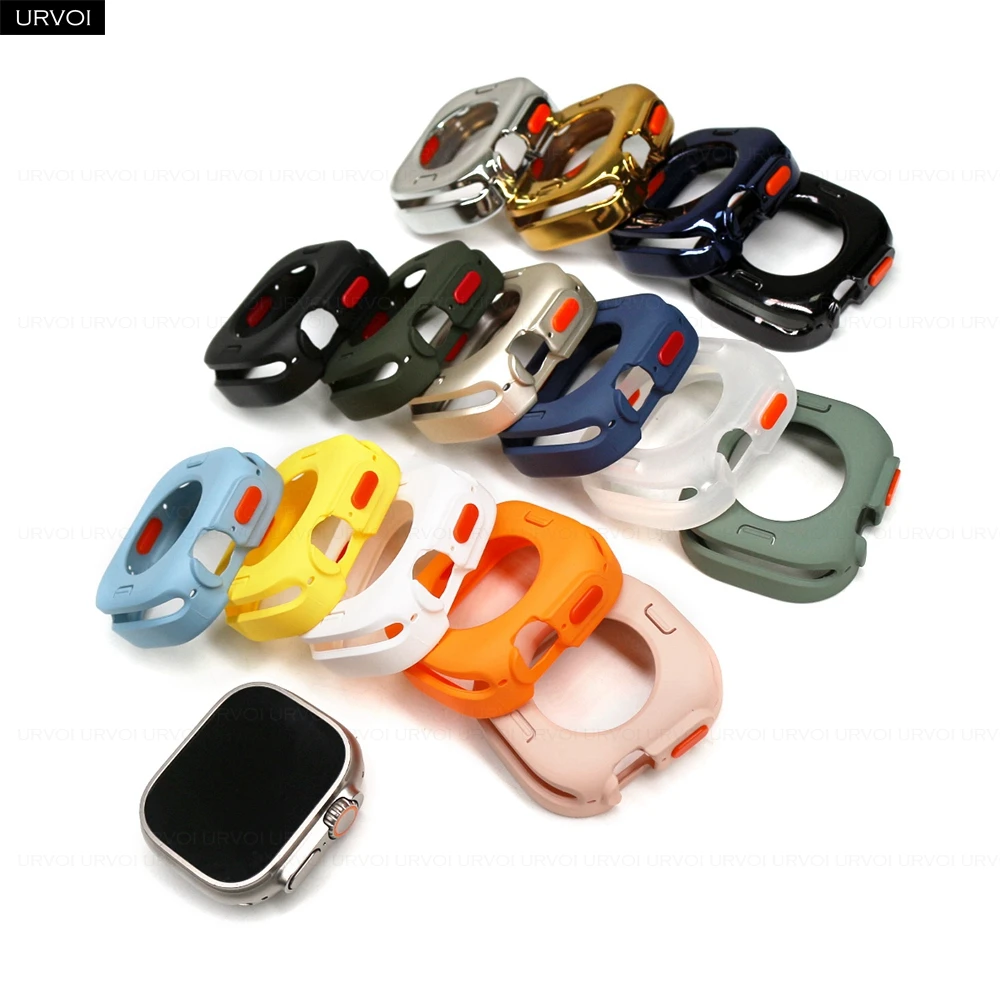 Apple Watch Case Watch Protective Case TPU Protective Case Bumper Protective Case For Apple Watch Ultra 2 1 series 10 9 8 7 6 5 4 42 46mm