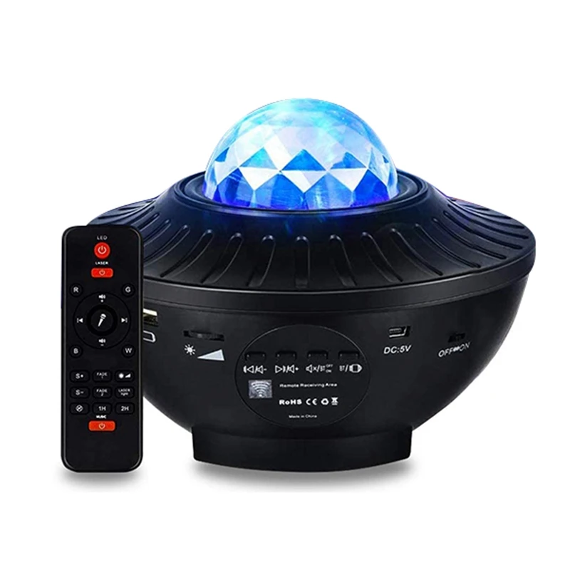 Promotion! Star Projector - Galaxy Ceiling Light Baby Night Lamp With Bluetooth Children's Remote Control |