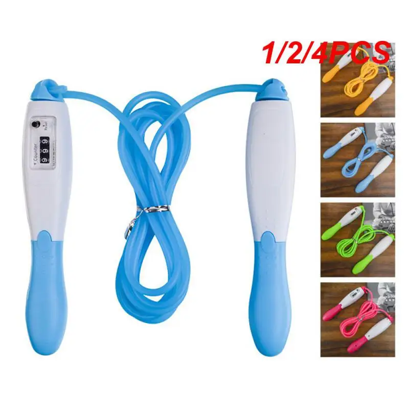 

1/2/4PCS Jump Ropes With Counter Sports Fitness Adjustable Fast Speed Counting Jump Skip Rope Skipping Wire Calories Workout