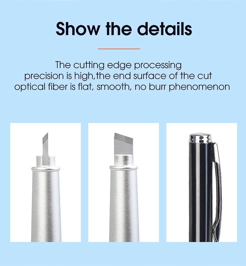 Fiber Cutting Pen Diagonal Tungsten Fiber Cleaver Pen Optical Fiber Cleaver Pen