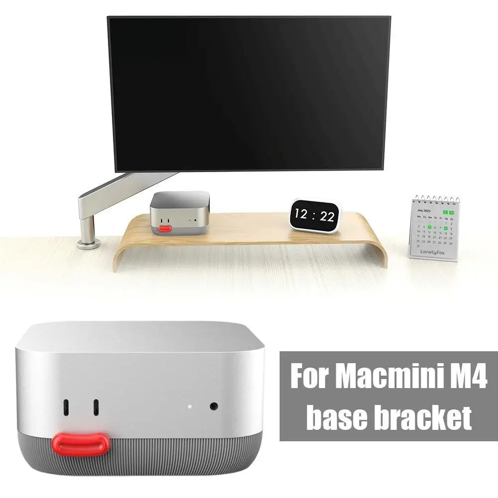 Mac Mini M4 방진 베이스 스탠드 방열 브래킷 알루미늄 합금 냉각 홀더 도크용 새 Hagibis 데스크탑 스탠드
