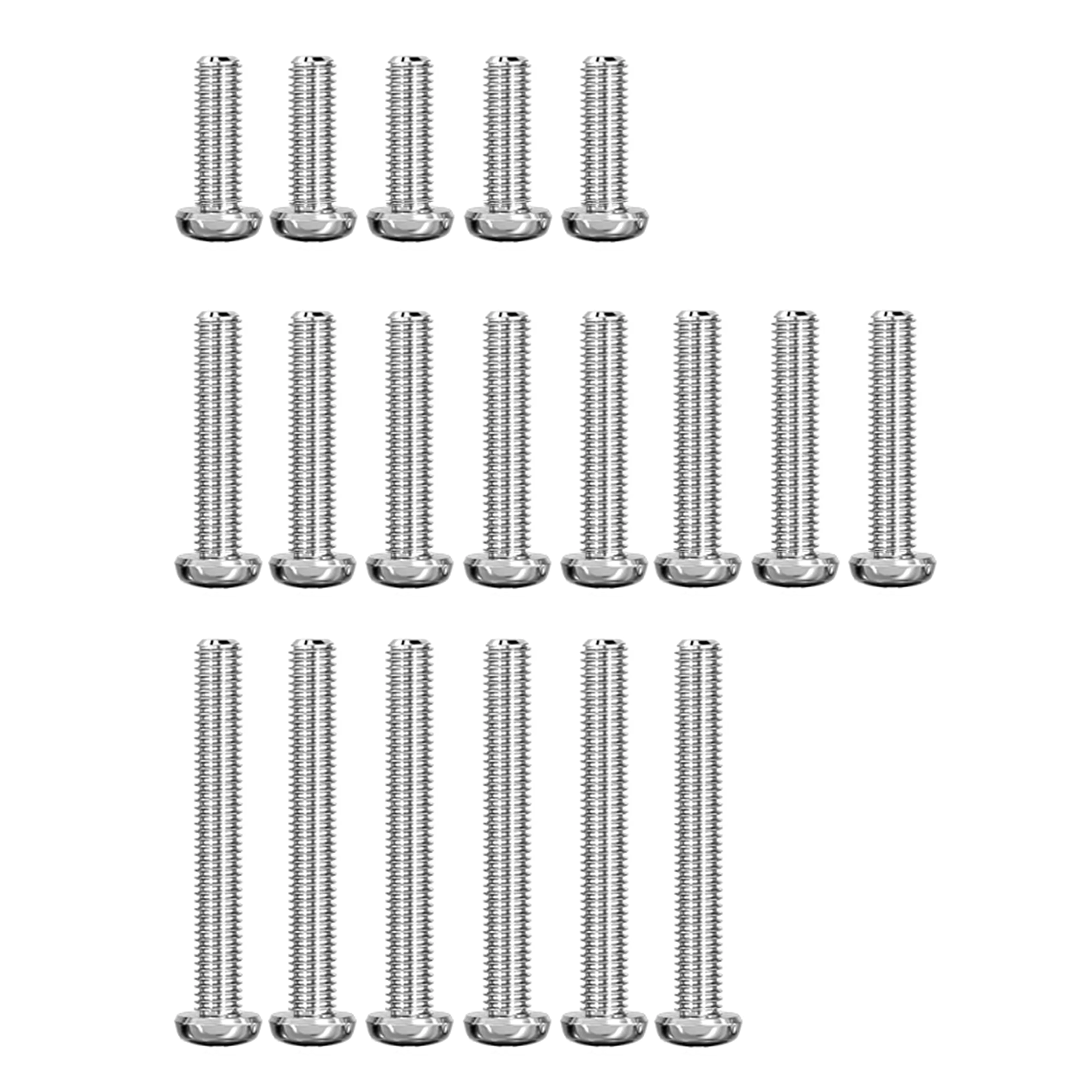 Détail des vis et écrous inox du kit de rechange pour AXIAL SCX30, mise à niveau complète