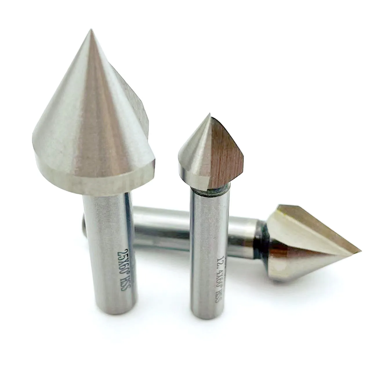 single edge Hard Metals Countersink Drill Bit Round Handle 60 Degree HSS Wood Steel Chamfer Cutter Tool reaming drill Chamfer