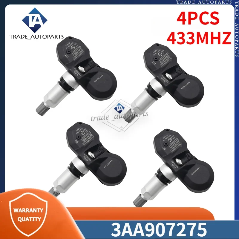 

Датчик давления в шинах Volkswagen Tiguan 3AA907275 для 2008-2018 VW Passat CC 2007-2015 TPMS 433 МГц 3AA907275B 3AA907275D