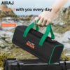 AIRAJ Tool Bag Oxford Cloth Portable StorageBag, Professional Electrician and Carpenter Repair, Home Storage Double Deck HandBag 5