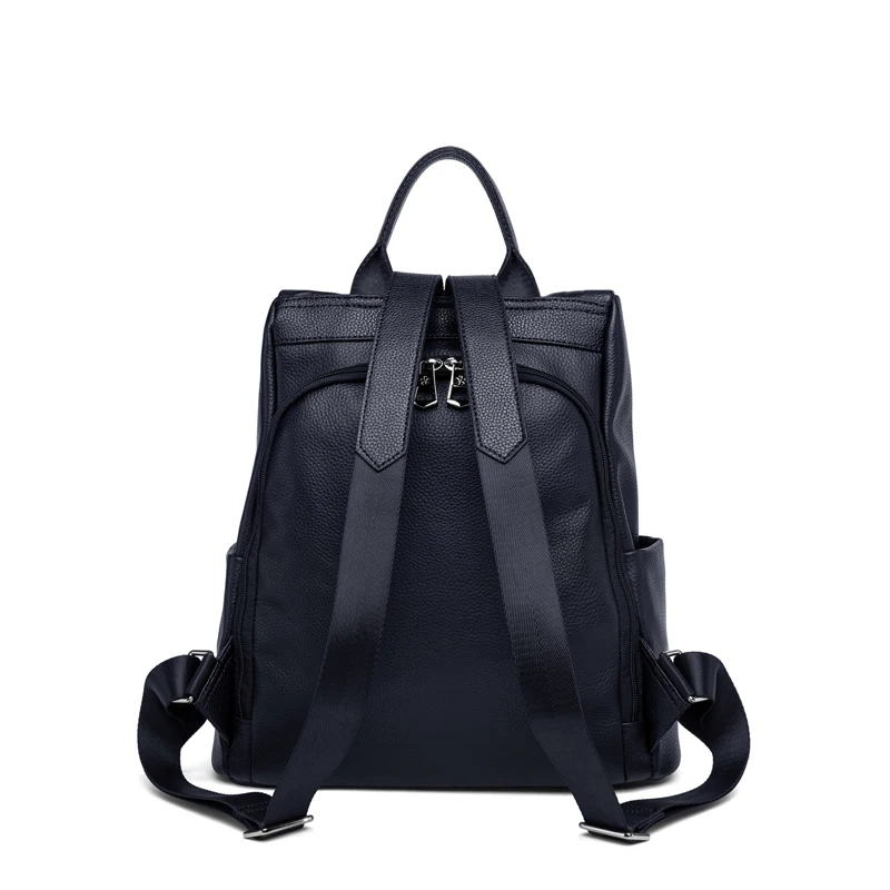 ZOOLER Handmade 100% Genuine Leather Women Backpack Soft Leather Book School Bags Real Skin Travel Backpack Large Roomy # YC226 3