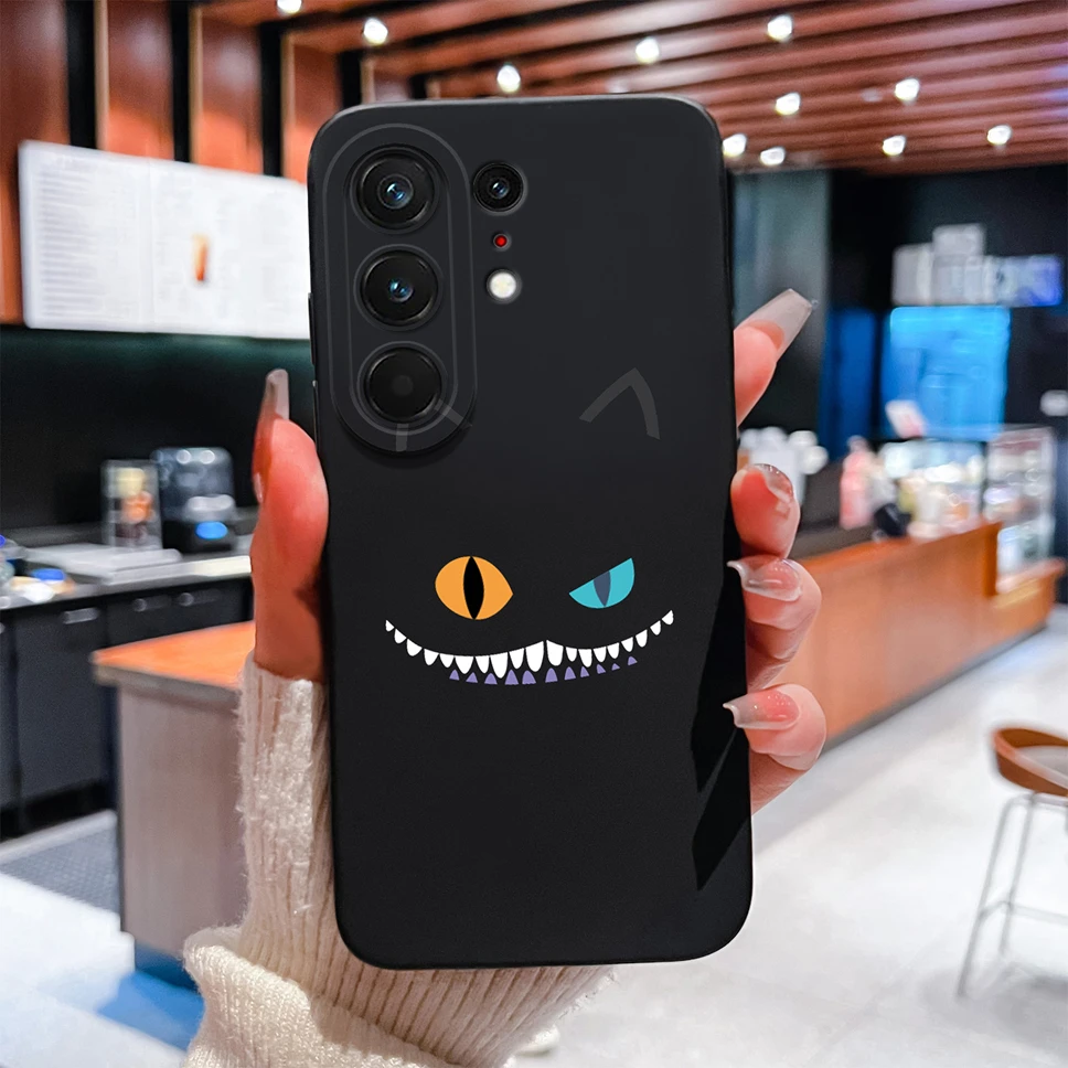 Abstract Line Art Print Liquid Silicone Shockproof Case with Camera Protection