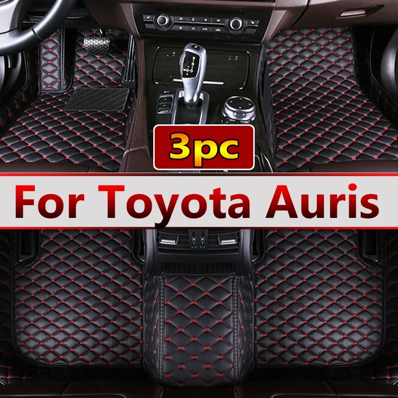 

Custom Made Leather Car Floor Mats For Toyota Auris E180 2012 2013 2014 2015 2016 2017 2018 Carpets Rugs Foot Pads Accessories