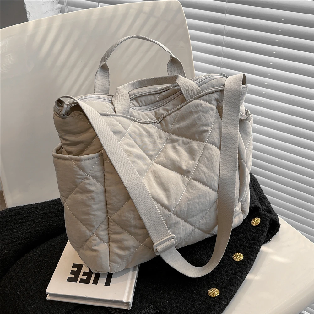 Cotton Crossbody Purse Work Tote Bags Women Cotton Shoulder Bags