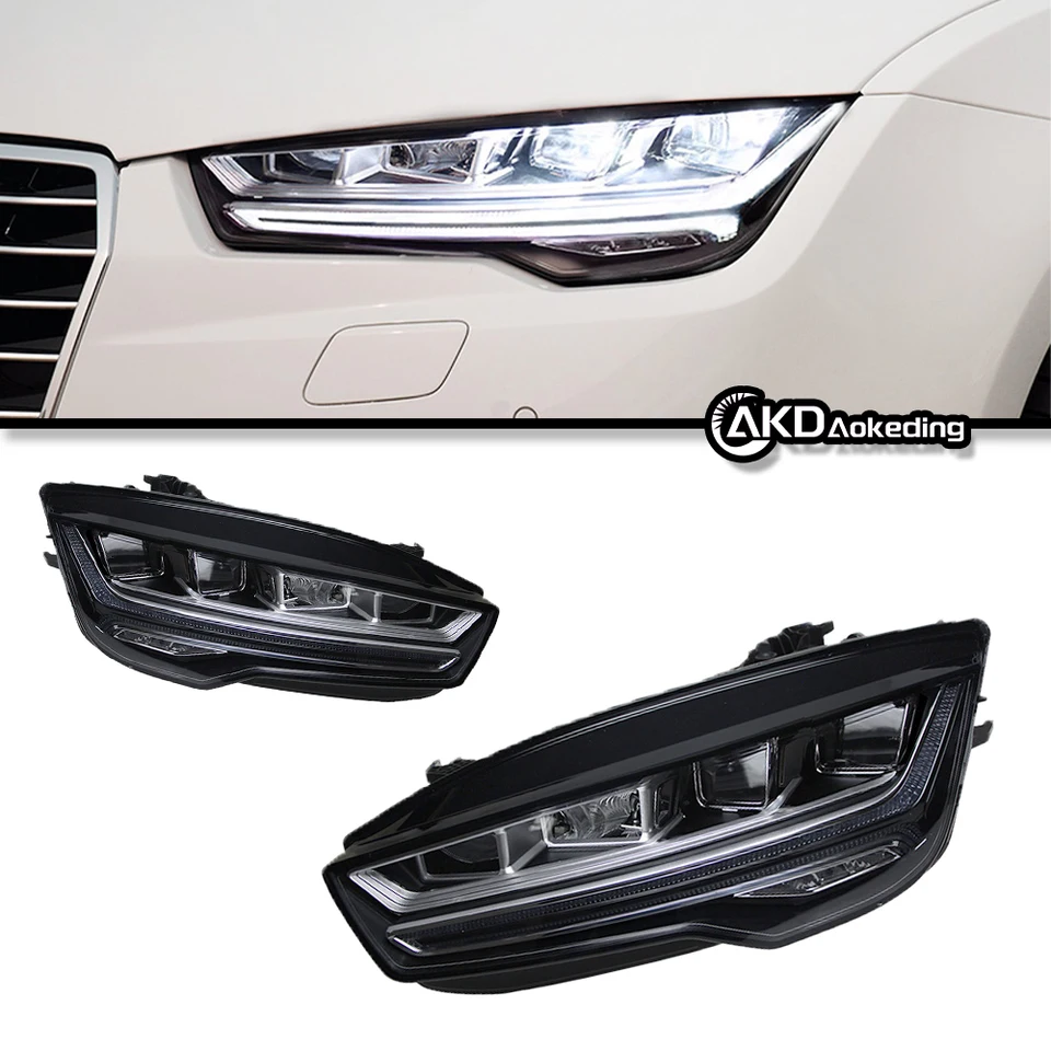 アウディA7 ヘッドライト Audi AUDI アウディ 純正 LED ヘッドランプ 右側 A7 4G