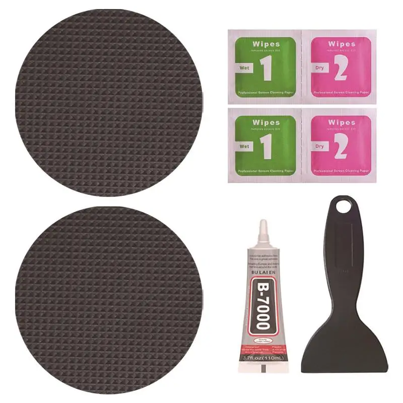 Trampoline Patch Repair Kit Round Glue On Patches Inflatable Pool And