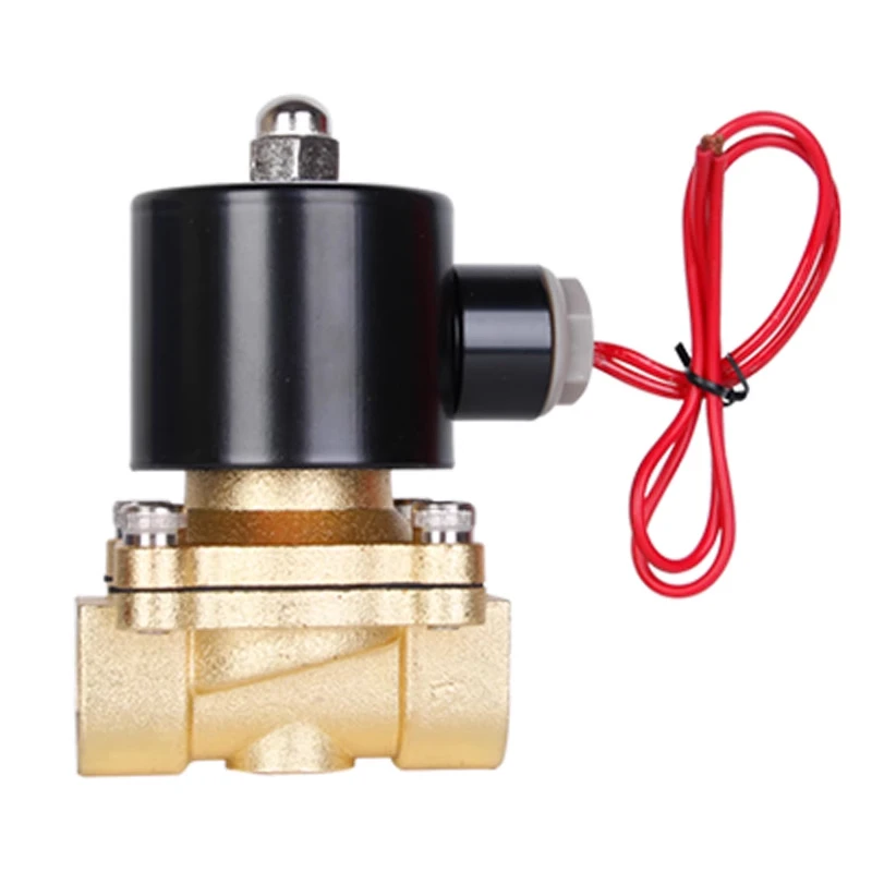 Válvula Solenóide Elétrica Normalmente Fechado Pneumático para Água Óleo ar 12v 24v 220v 110v 2w