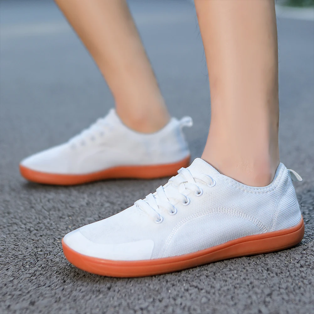 Wide Toe Shoes for Men Women Barefoot Unisex Plus Size Casual Sneakers Breathable Minimalist Shoes Zero Drop Sole Walking Flats 2