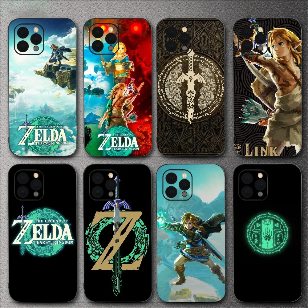 Hot-Z-Zelda-Tears-Kingdom-Game Custodia Per Telefono Per Iphone Mini 11 12 13 14 15 Pro Xs Max X Plus Se Xr Shell