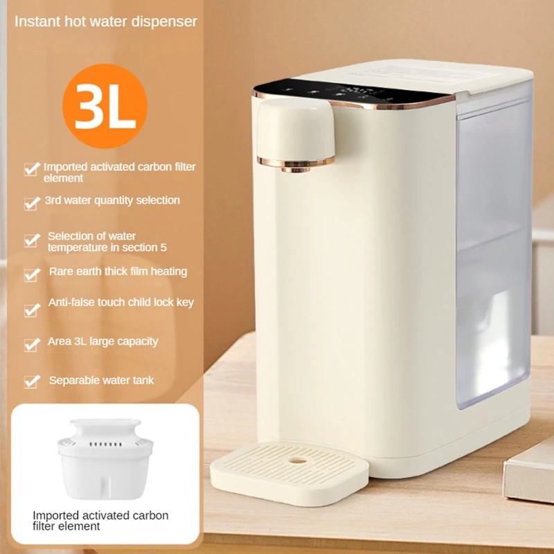 A96K-Instant Water Dispenser Water Purifier For Smart Home Mini Desktop Direct Drinking Machine For Bedroom Office