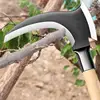 High Manganese Steel Double Scythe Gardening Weeding Grass Sickle Multifunction Farming Handheld Clearing Sickle Garden Tools 2