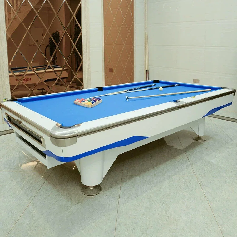 Sports Professional Nine Ball Billiards 9Ft Tournament Slate Solid Wood Billiard Competition Pool Table