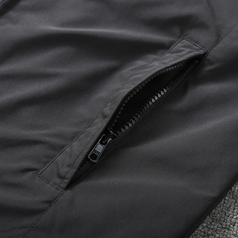 2023 New Loose Casual Thickened Winter Cotton Jacket and Coat Men's Unhooded Zipper Outwear Coats