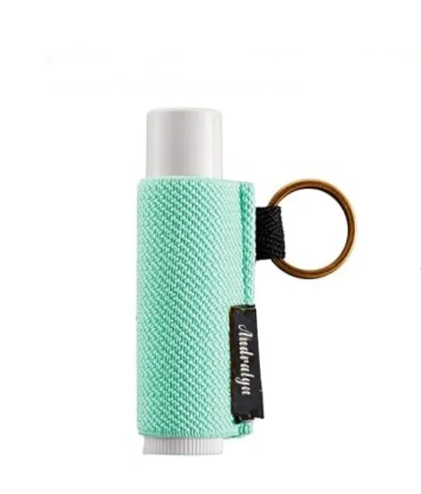 Maxqzin Lippenbalsam-Halter – 10 Stück, Elastische Schlüsselanhänger Mit Clip Für Chapstick
