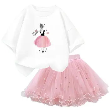 Girls' Ballet Tutu Outfit Set 1
