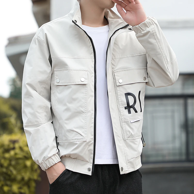 

Factory direct selling spring and autumn men's and women's outdoor single-layer windproof jacket casual jacket jacket