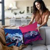 Luxury Rally Sports GTR Race Car Pillow Covers Cartoon Sofa Decorative Home Double-sided Printing Short Plush Cute Cushion Cover 3