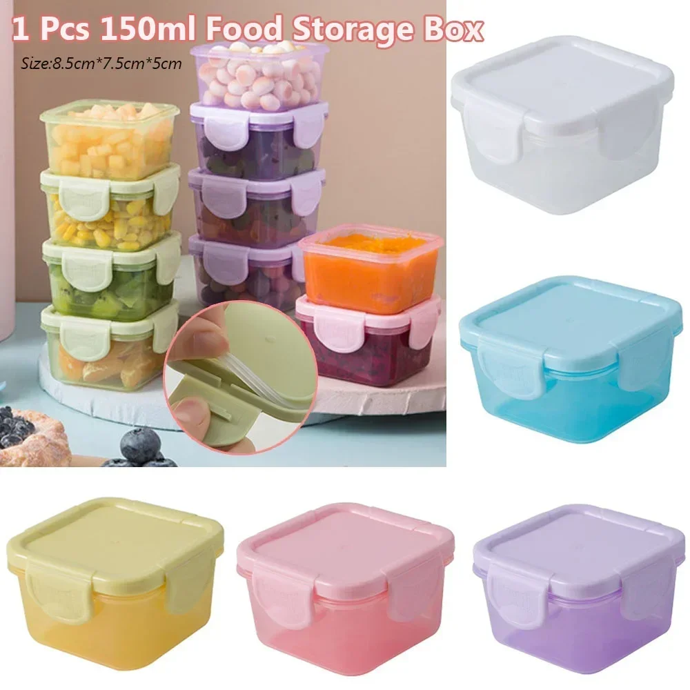 1 Pc 150ml Portable Mini Empty Sealed Fresh-keeping Box Baby ...