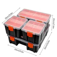 Hardware Storage Toolbox Multifunctional, Large Capacity, Thickened, Durable, Classifiable Storage Toolbox 1