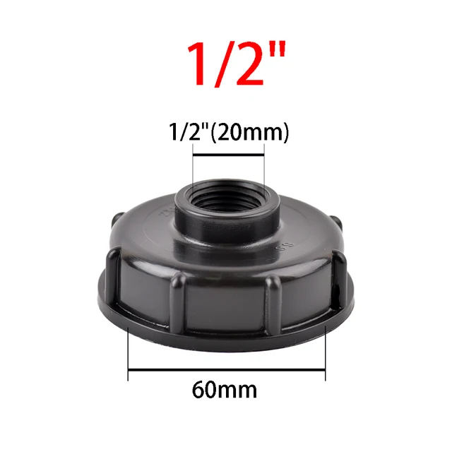 S60X6 Szál Műanyag Ibc Tartály Érintkezése A Barb 16 Mm -Es 20 25 Pe Tömlő Könyök Adapter Kerti Öntözési Csepegtető Rendszer - Image 2